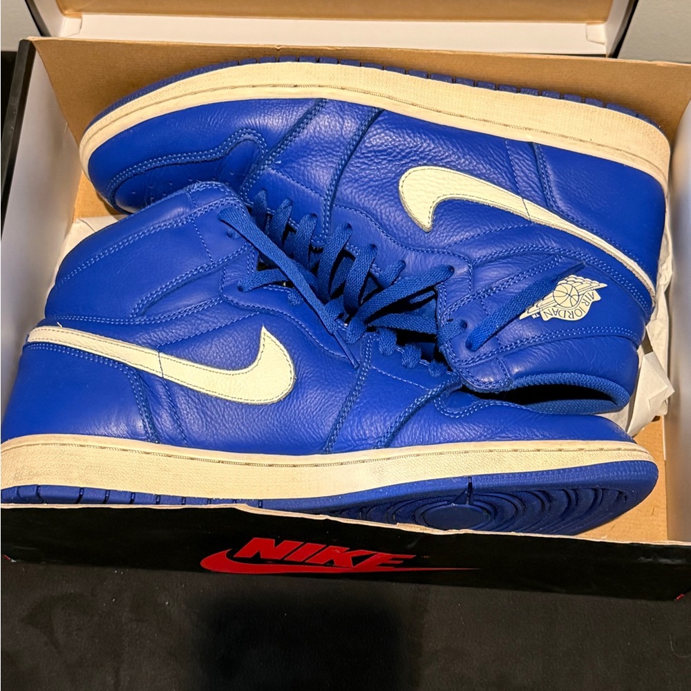 Nike Men's Blue Jordan 1’s Size 12